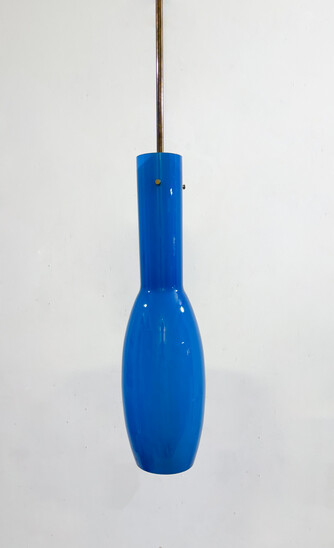 Mid-Century Modern Blue Suspension, Italy, 1960s