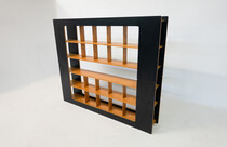 Mid-Century Modern Bookcase by Robert Pam and Renato Toso, Stilwood, Italy, 1972