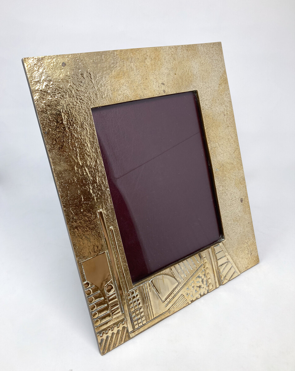 Mid-Century Modern Brass Frame