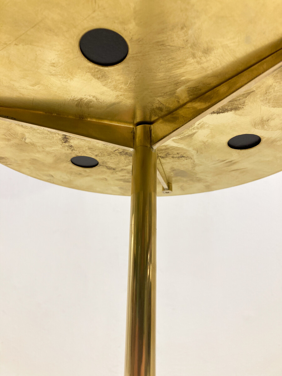 Mid-Century Modern Brass Side Table T1 by Osvaldo Borsani for ABV & Tecno, 1950s