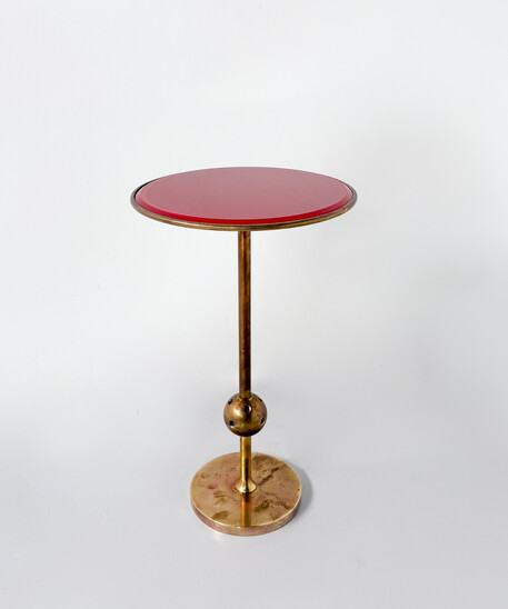 Mid-Century Modern Brass Side Table T1 by Osvaldo Borsani for ABV & Tecno, 1950s