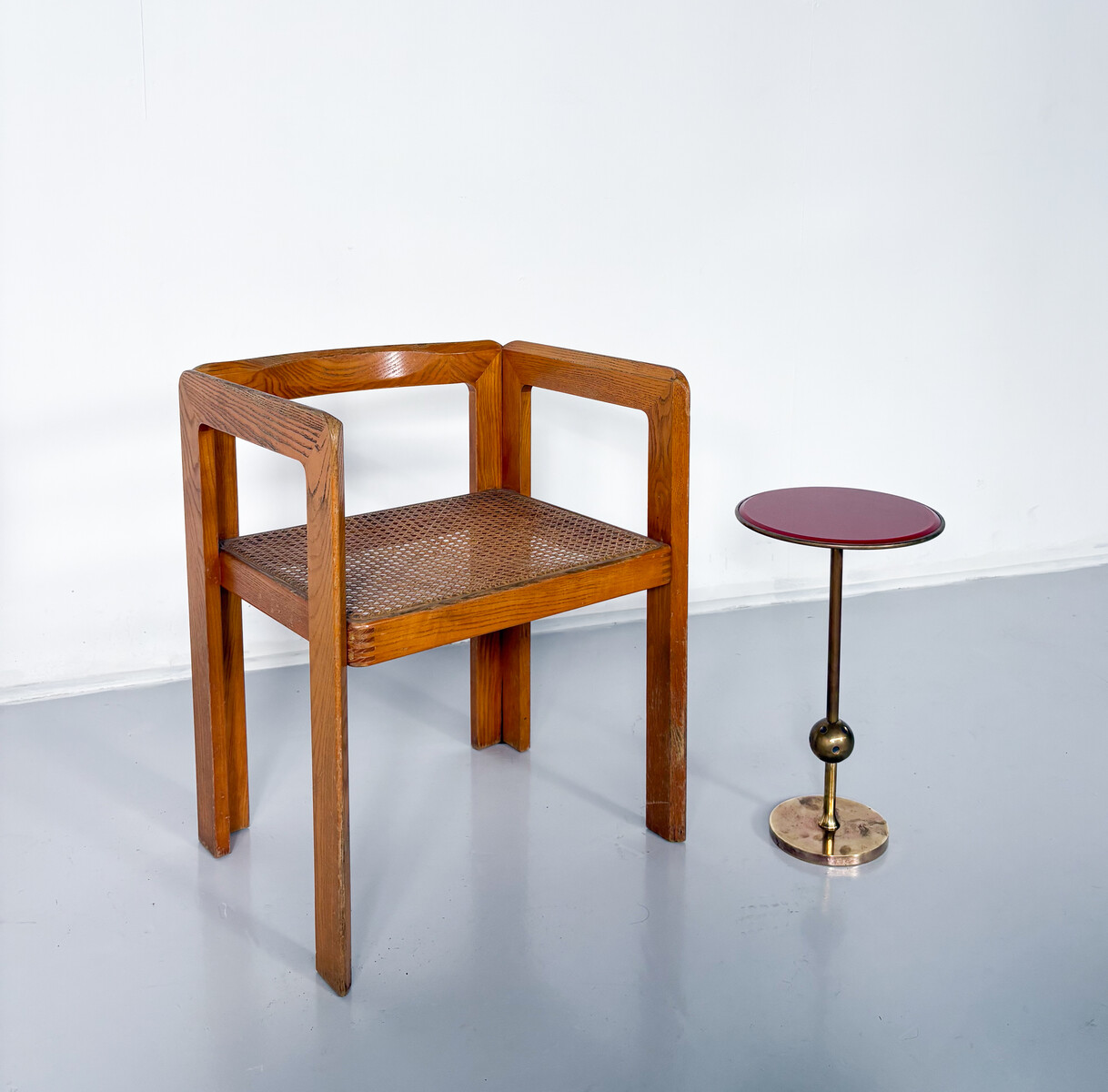 Mid-Century Modern Brass Side Table T1 by Osvaldo Borsani for ABV & Tecno, 1950s