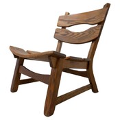 Mid-Century Modern Brutalist Chair , Dittmann & Co, 1970s- Sold Individually