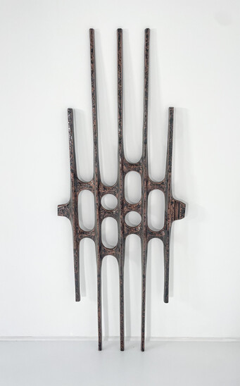 Mid-Century Modern Brutalist Wall-Mounted Sculpture, 1960s