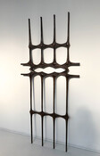 Mid-Century Modern Brutalist  Wall-Mounted Sculpture, 1960s- Cast Aluminum