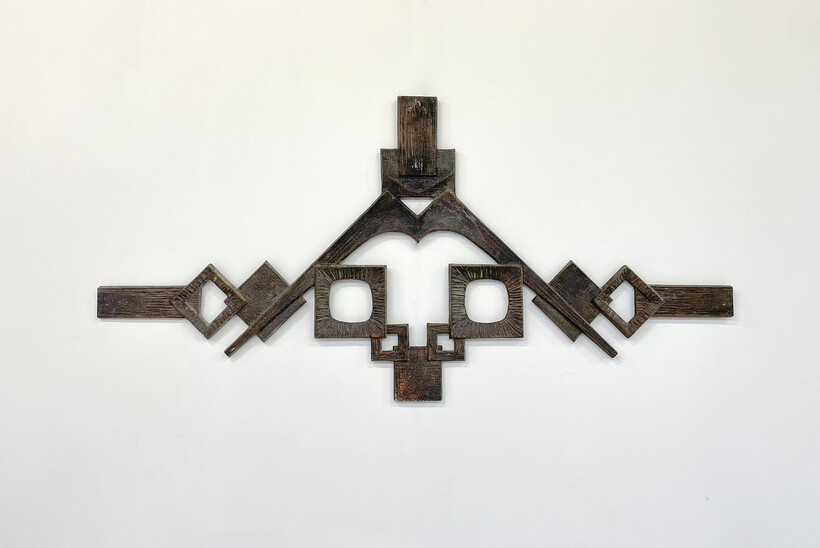 Mid-Century Modern Brutalist Wall Sculpture