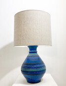 Mid Century Modern by Aldo Londi for Bitossi Pottery Table Lamp, 1960s