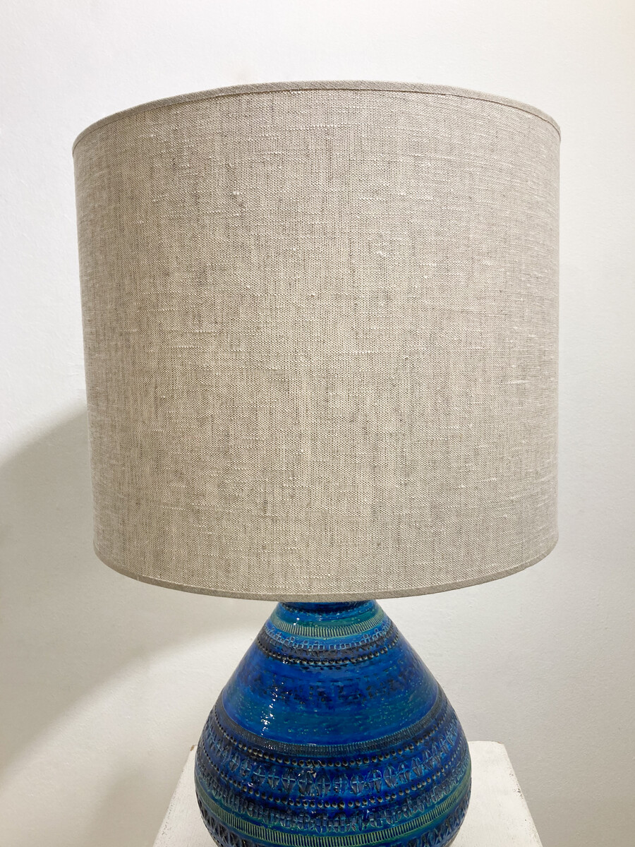 Mid Century Modern by Aldo Londi for Bitossi Pottery Table Lamp, 1960s