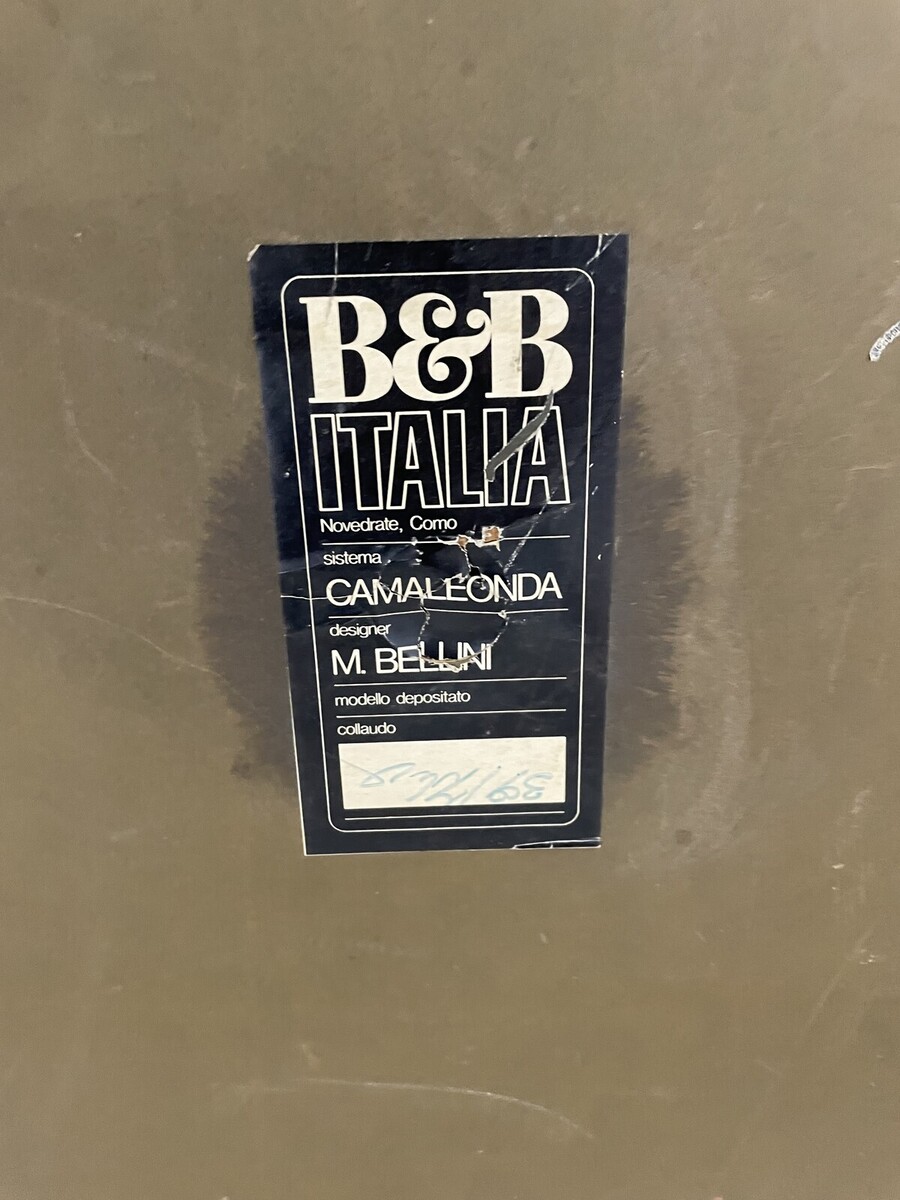 Mid-Century Modern Camaleonda Sofa By Mario Bellini For B&B Italia - New Upholstery
