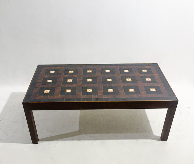 Mid-Century Modern Ceramic Coffee Table, Sweden, 1960s