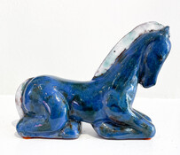 Mid-Century Modern Ceramic Horse, Germany