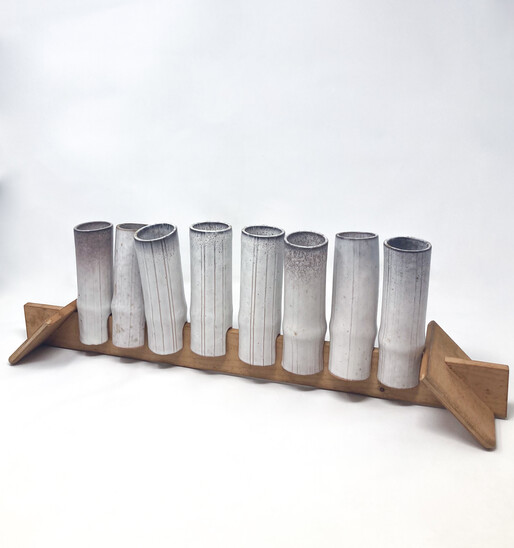 Mid-Century Modern Ceramic Soliflore by Alessio Tasca, 1970s