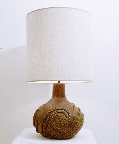 Mid-Century Modern Ceramic Table Lamp, Belgium, 1960s