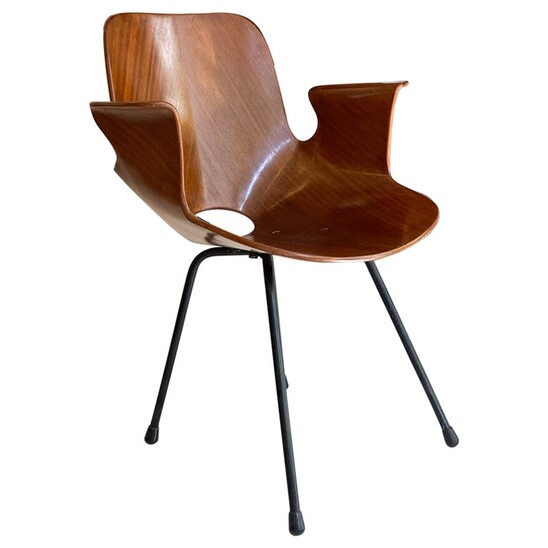Mid-Century Modern Chair 'Medea' by Vittorio Nobili for Fratelli Tagliabue, Italy, 1955