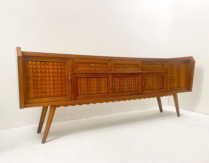 Mid-Century Modern Cherry Wood Sideboard, 1960s