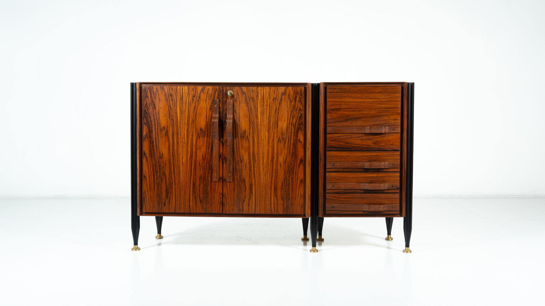 Mid-Century Modern Chest, Wood, Italy, 1960s