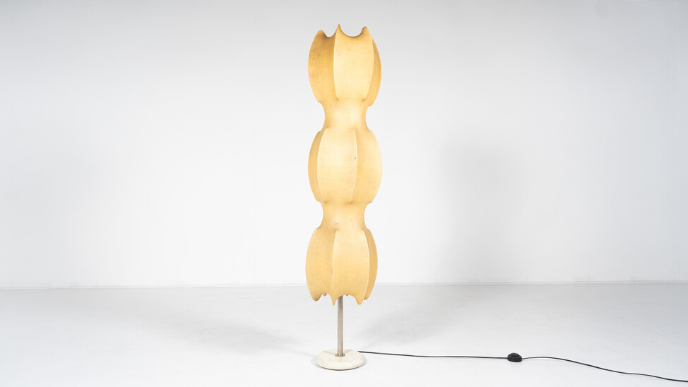 Mid-Century Modern Cocoon Floor Lamp, Italy, 1970s