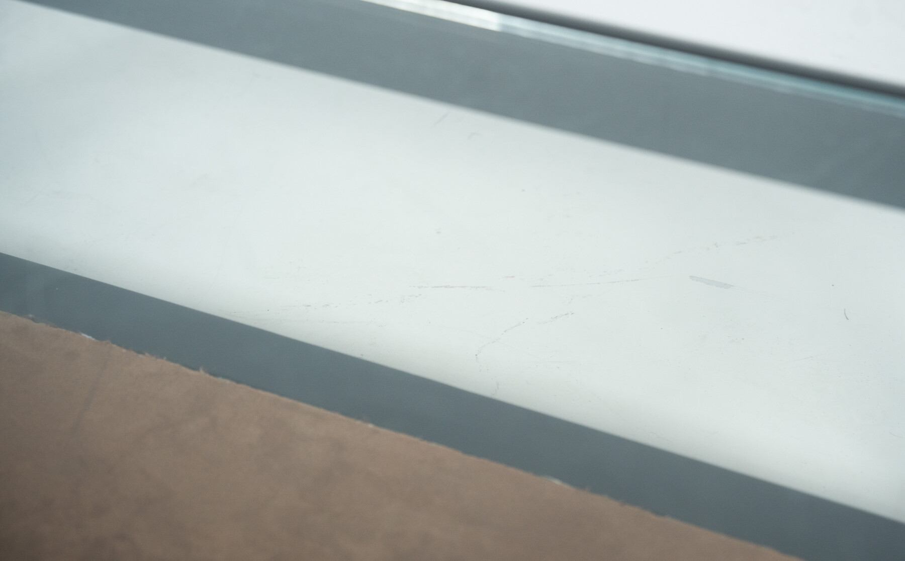 Mid-Century Modern Coffee Table attributed to Carlo Scarpa, Wood and Glass, Italy