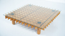 Mid-Century Modern Coffee Table in the style of Gianfranco Frattini, Italy, 1970s