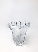 Mid-Century Modern Crystal Vase, Daumn, France