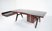 Mid-Century Modern Desk by Ico Parisi for Mim Roma, Italy, 1950s