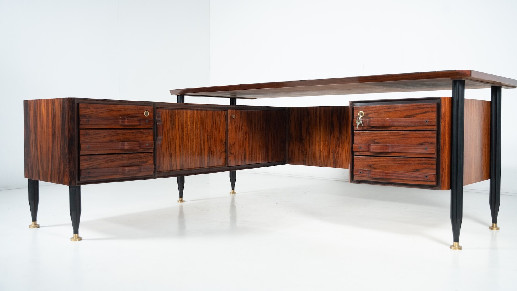 Mid-Century Modern Desk, Italy, 1960s