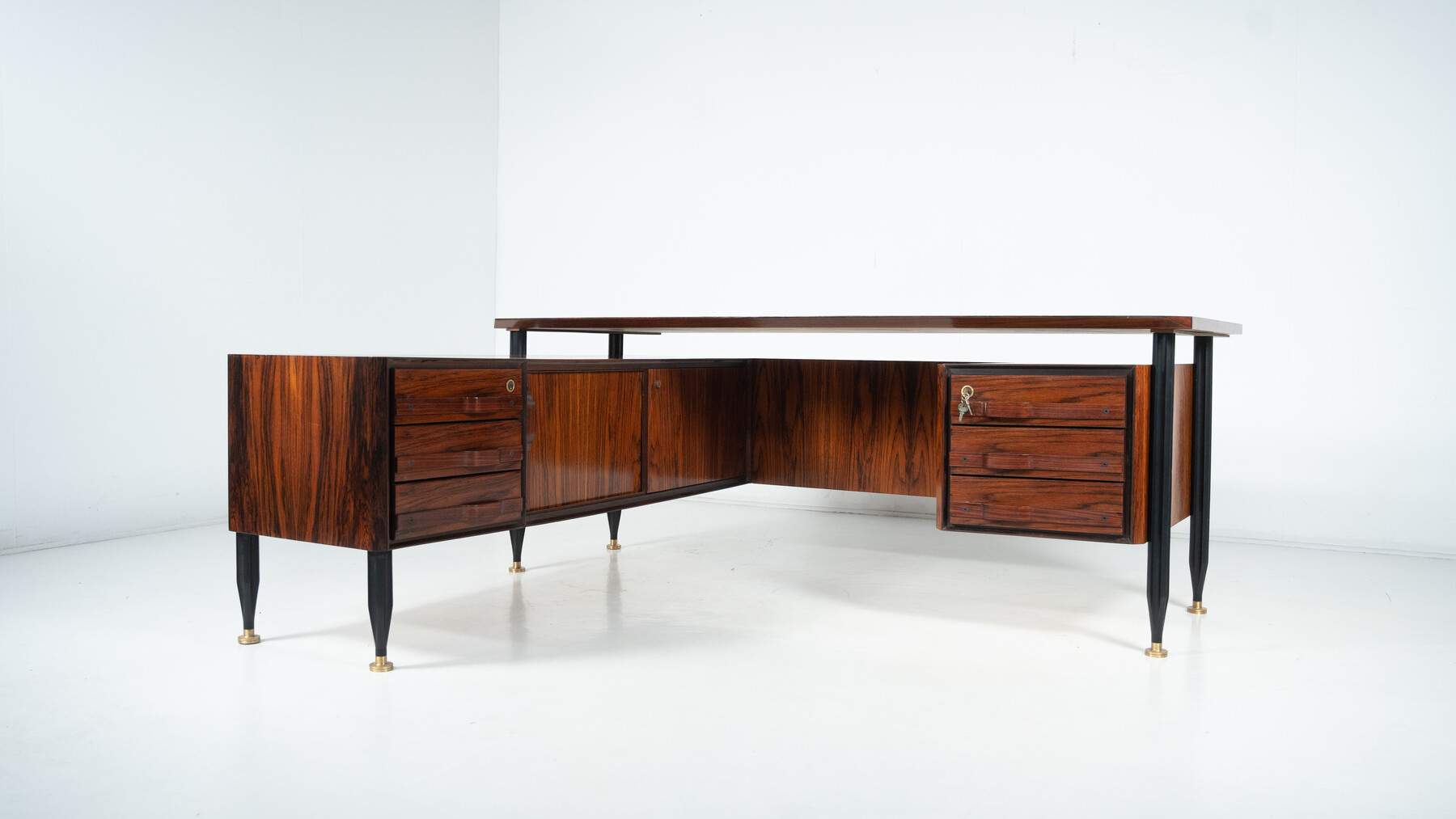 Mid-Century Modern Desk, Italy, 1960s