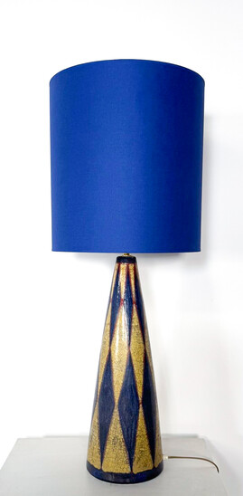 Mid-Century Modern Desk Table Lamp, Ceramic, 1960s