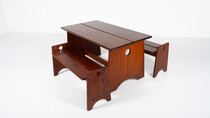 Mid-Century Modern Dining Set by Gilbert Marklund for Furusnickarn AB, 1960s