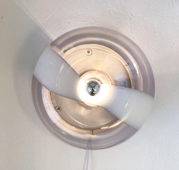 Mid-Century Modern Donut Wall light, Italy, 1960s