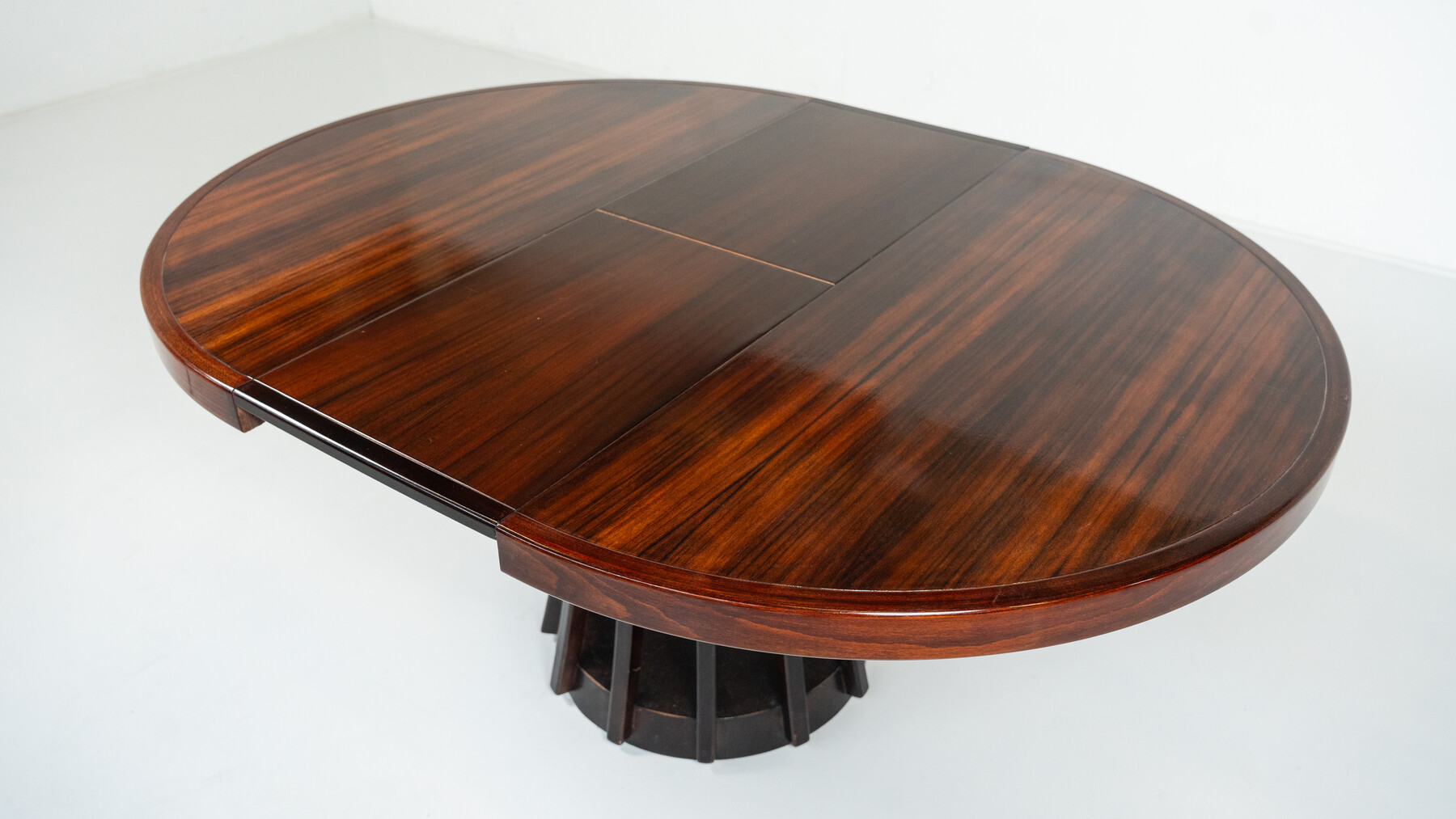 Mid-Century Modern Extendable Dining Table by Angelo Mangiarotti, Italy, 1970s