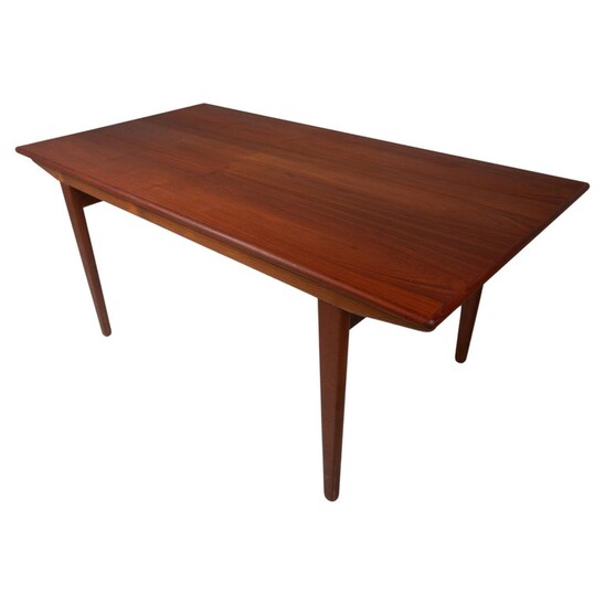 Mid-Century Modern Extendable Scandinavian Dining Table, 1950s