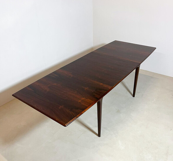 Mid-Century Modern Extendable Scandinavian Dining Table, 1960s