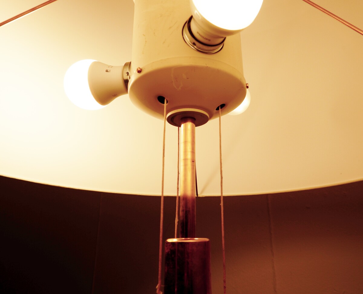 Mid Century Modern Floor Lamp by Verner Panton for Fritz Hansen - a pair available