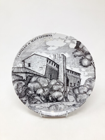 Mid-Century Modern Fornasetti Plate, Italy