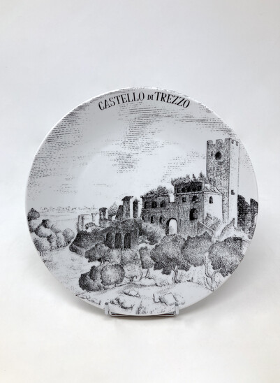 Mid-Century Modern Fornasetti Plate, Italy
