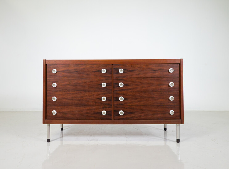 Mid-Century Modern Georges Coslin Wooden Sideboard, Italy, 1960s
