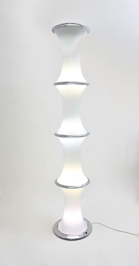 Mid-Century Modern Glass Floor Lamp by Enrico Tronconi, 1970s