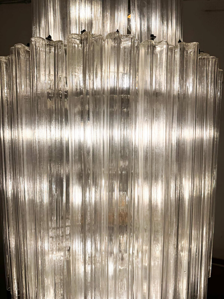 Mid-Century Modern Glass Suspension, Italy, 1960s