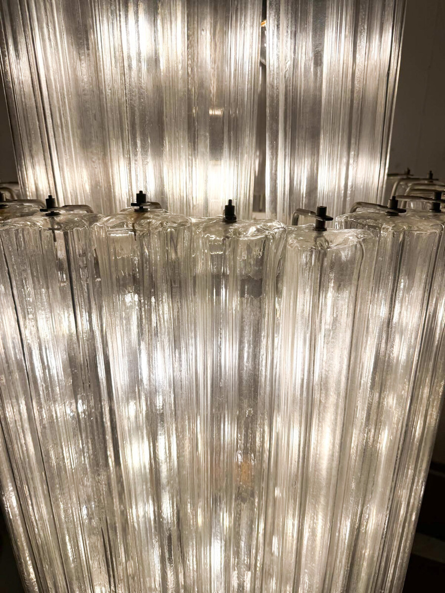 Mid-Century Modern Glass Suspension, Italy, 1960s