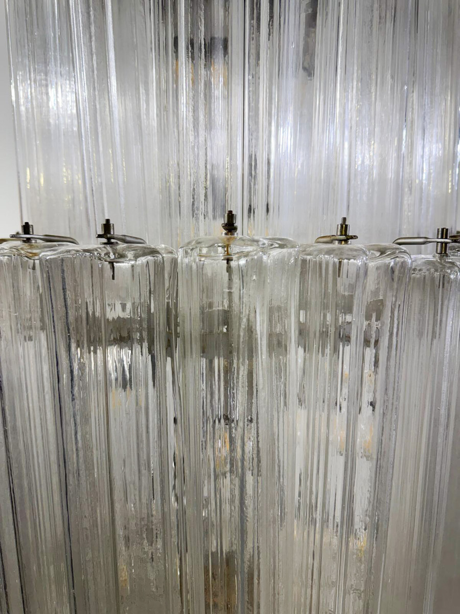 Mid-Century Modern Glass Suspension, Italy, 1960s