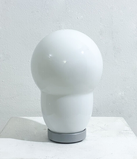 Mid-Century Modern Glass Table Lamp by Ettore Sottsass ,Italy,1990s