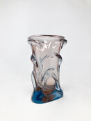 Mid-Century Modern Glass Vase by Bohuslav Beranek for Skrdlovice, Czech, 1954