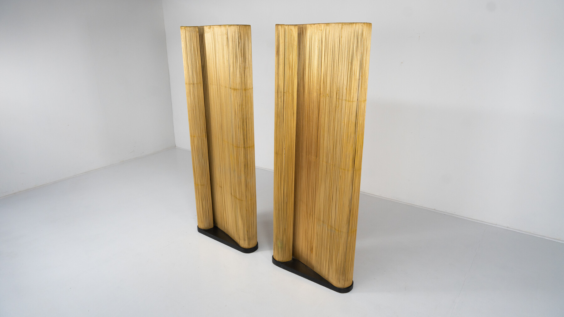 Mid-Century Modern Golden Lightning Screen, 2 available