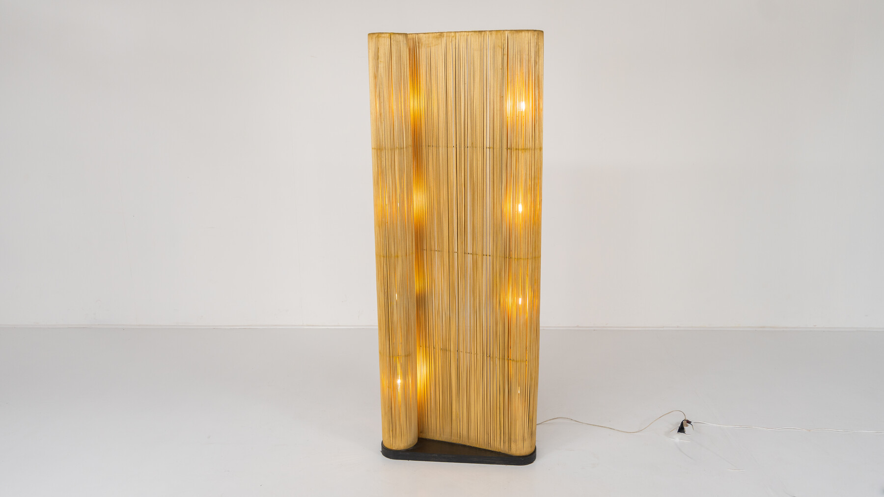 Mid-Century Modern Golden Lightning Screen, 2 available