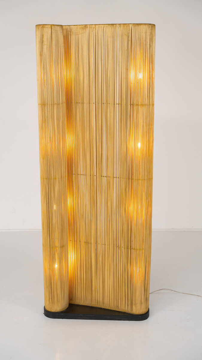 Mid-Century Modern Golden Lightning Screen, 2 available