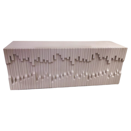Mid-Century Modern Grey Sideboard by Luciano Frigerio, Italy, 1970s