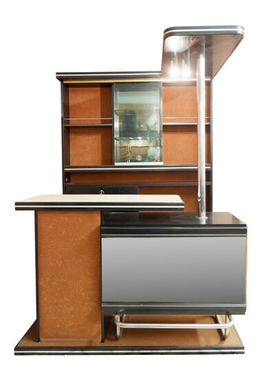 Mid-Century Modern Italian Bar, 1980s