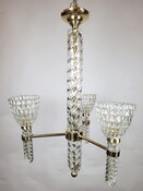 Mid-Century Modern Italian Ceiling light attributed to Séguso, Murano Glass, 1950s
