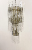 Mid-Century Modern Italian Ceiling light by Carlo Nason, Murano Glass, 1960s - A pair available